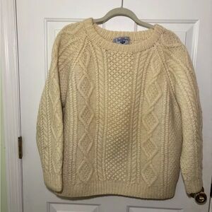 Vintage Antartex Sweater Mens Nordic FIsherman Wool Heavy Grandpa Sweater M 46”